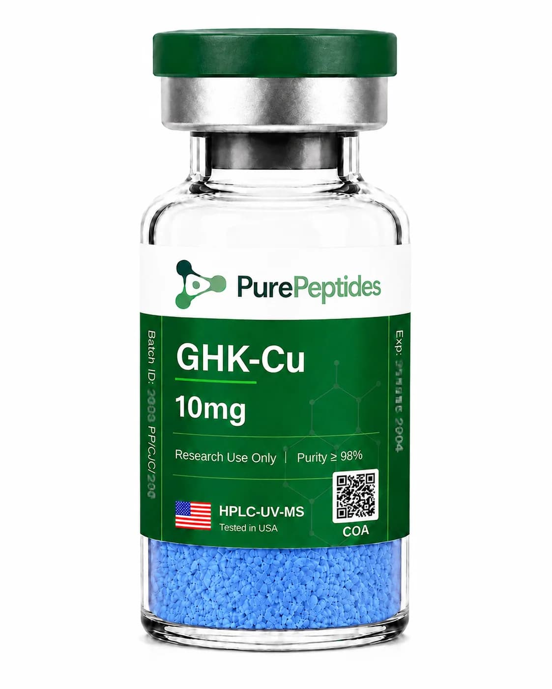Buy GHK-Cu (Copper Peptide) Research Peptide